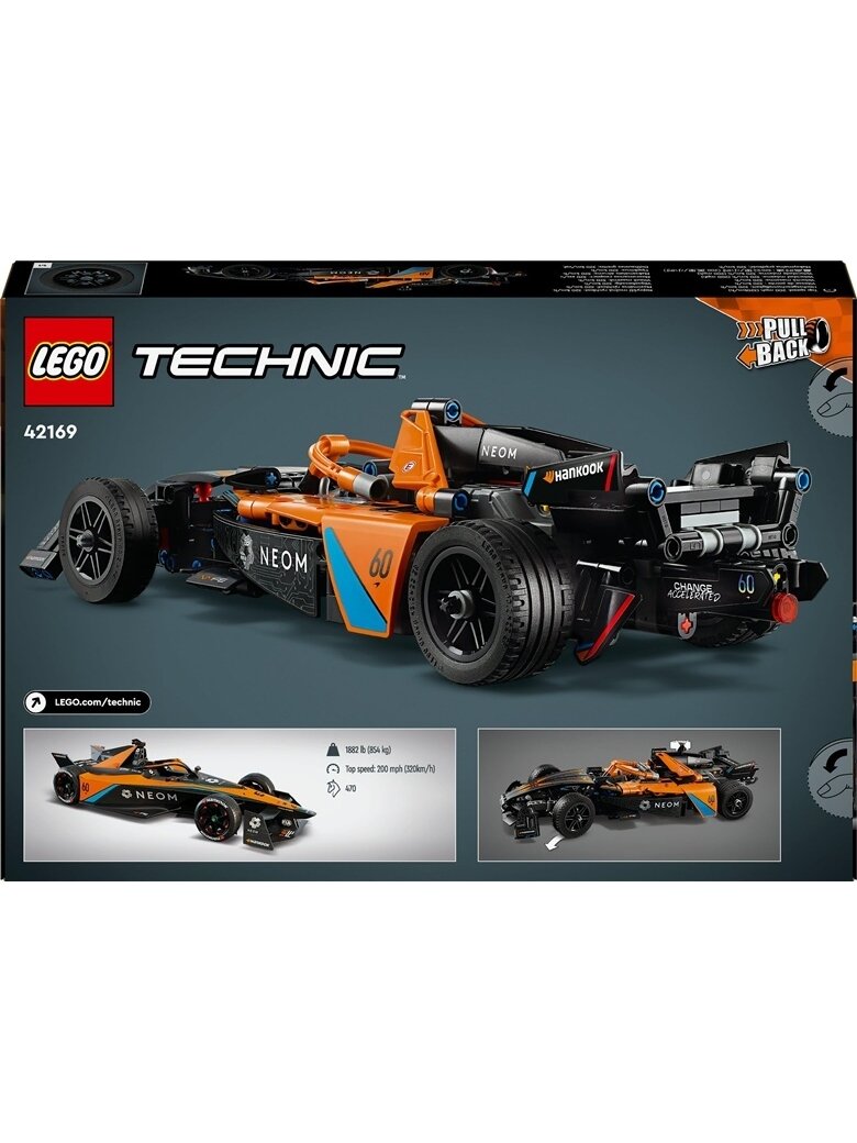 Konstruktorius LEGO® Technic NEOM McLaren Formula E Race Car 1 Konstruktorius LEGO® Technic NEOM McLaren Formula E Race Car 1