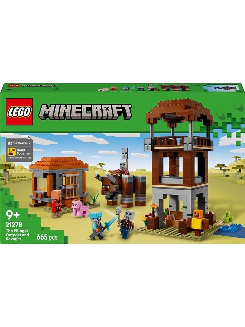 Konstruktorius LEGO® Minecraft Pillager Outpost and Ravager Konstruktorius LEGO® Minecraft Pillager Outpost and Ravager