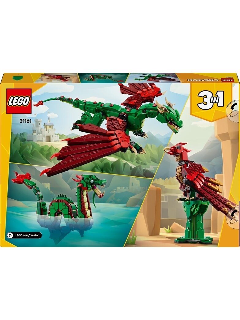 Konstruktorius LEGO® Creator 3in1 Viduramžių drakonas 31161 1