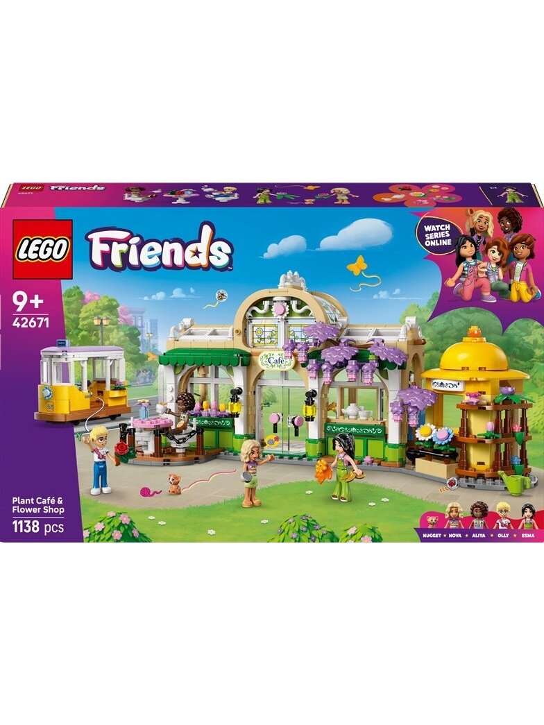 Konstruktorius LEGO® Friends Plant Café & Flower Shop 42671
