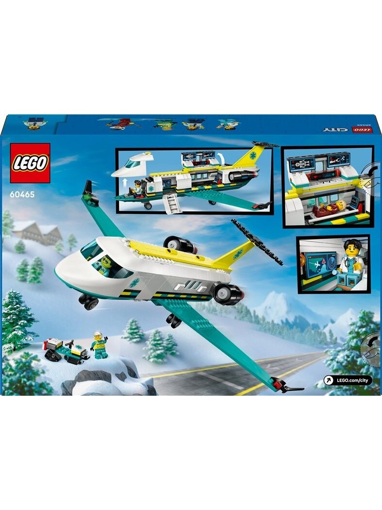 Konstruktorius LEGO® City Emergency Air Ambulance 60465 1 Konstruktorius LEGO® City Emergency Air Ambulance 60465 1