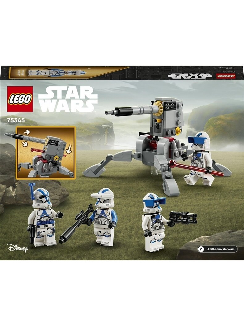 Konstruktorius LEGO 501-ojo būrio klonų karių™ rinkinys 1 Konstruktorius LEGO 501-ojo būrio klonų karių™ rinkinys 1
