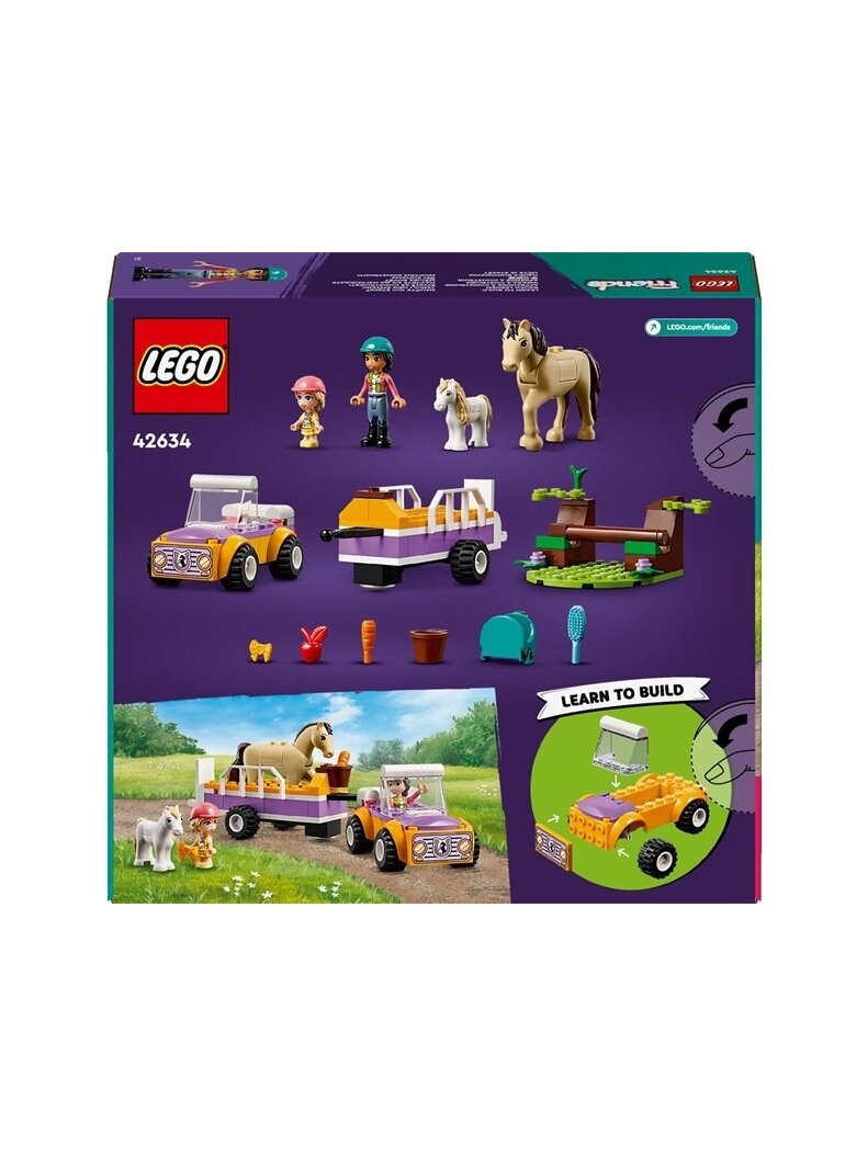 Konstruktorius LEGO® Friends Žirgo ir ponio priekaba 42634 1 Konstruktorius LEGO® Friends Žirgo ir ponio priekaba 42634 1