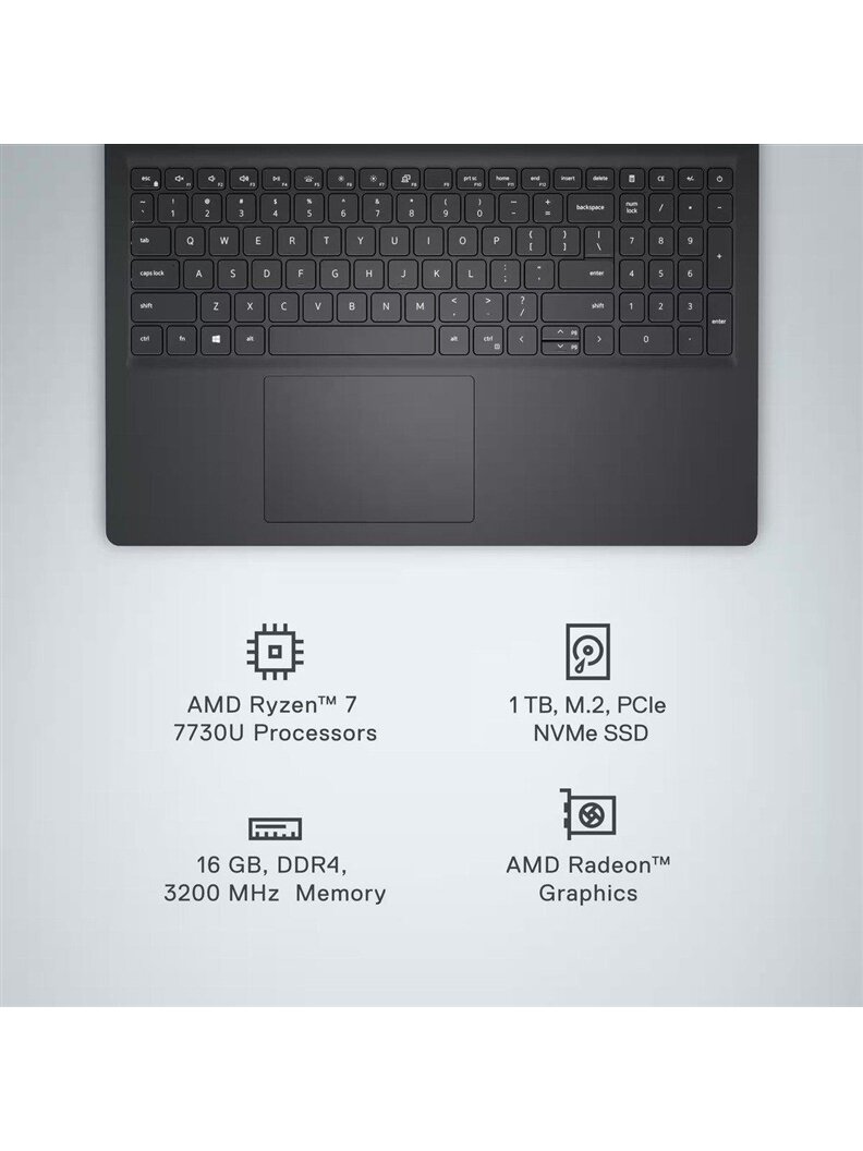 Kompiuteris Dell Inspiron 15 R7 7730U 16GB 1TB 15.6" 2 Kompiuteris Dell Inspiron 15 R7 7730U 16GB 1TB 15.6" 2