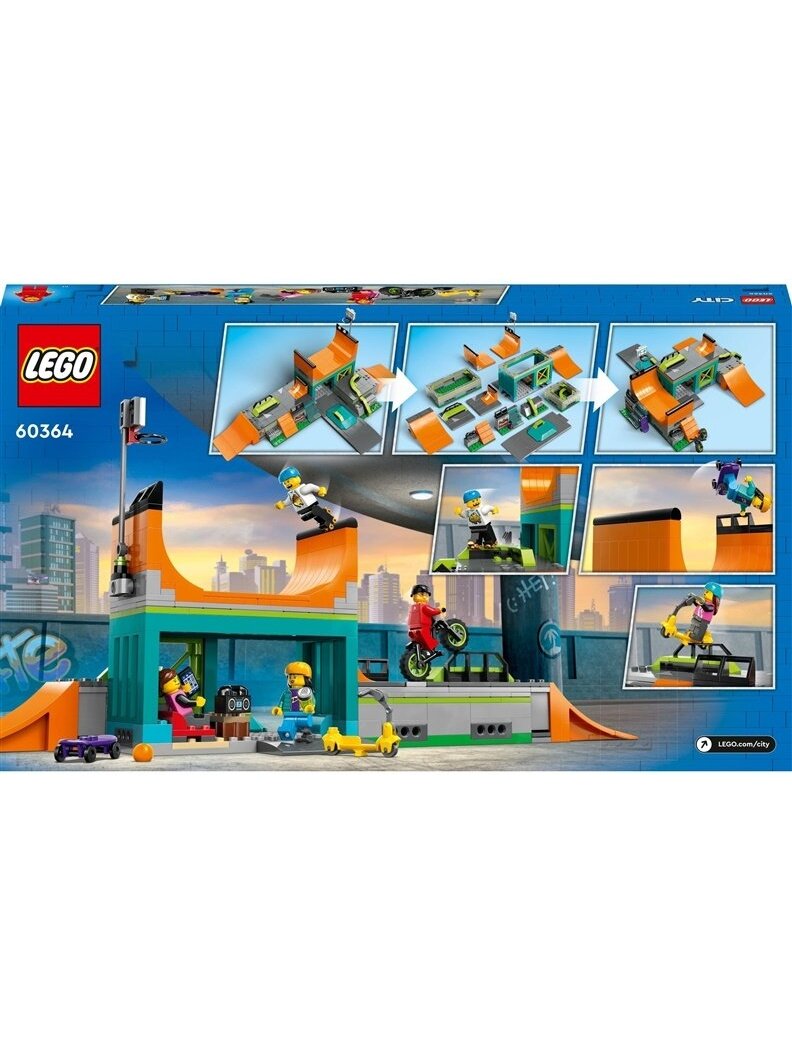 Konstruktorius LEGO City Gatvės riedlenčių parkas 60364 1 Konstruktorius LEGO City Gatvės riedlenčių parkas 60364 1