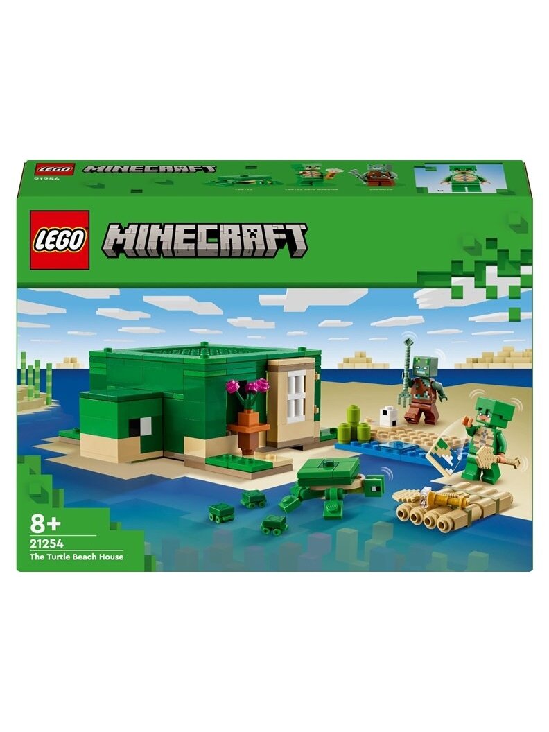 Konstruktorius LEGO® Minecraft Vėžlių paplūdimio namas Konstruktorius LEGO® Minecraft Vėžlių paplūdimio namas