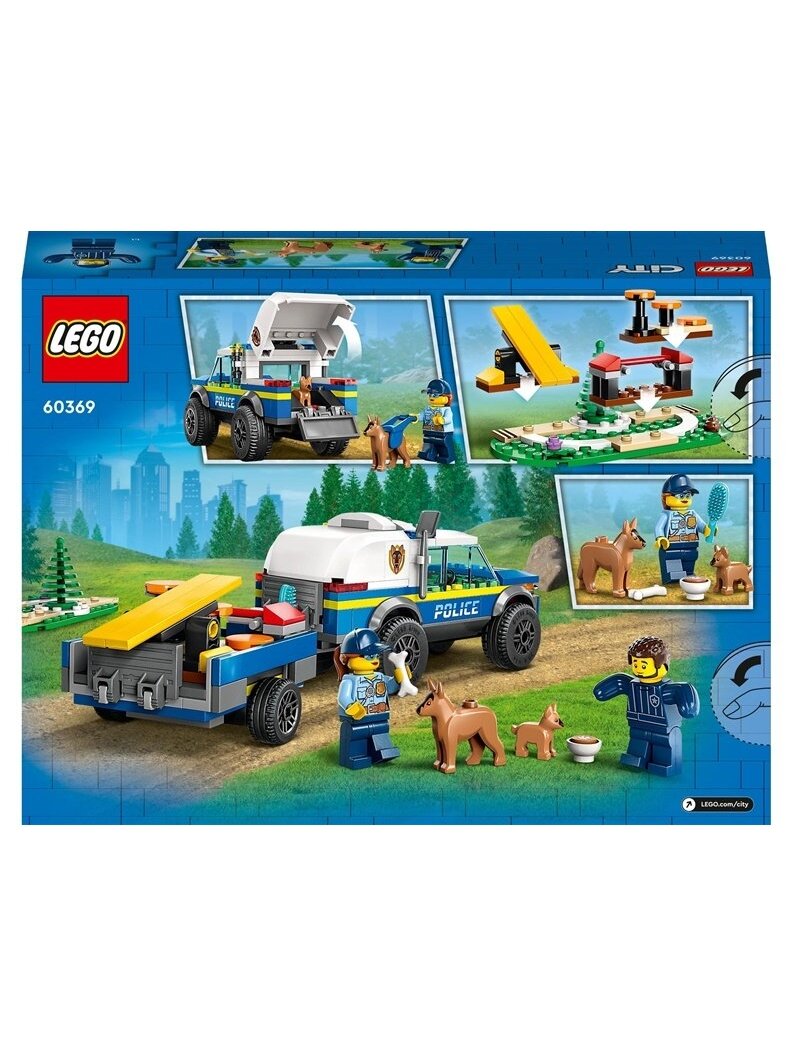 Konstruktorius LEGO Mobili policijos šunų treniruotė 60369 1