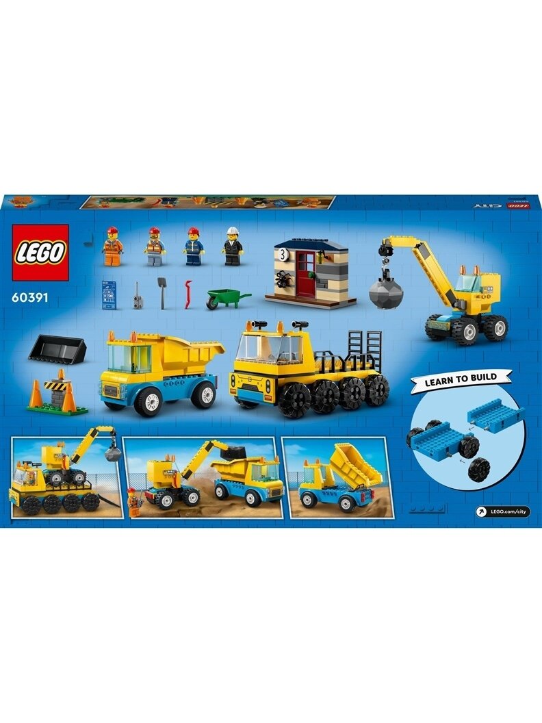 Konstruktorius LEGO Sunkvežimiai ir kranas su rutuliu 1