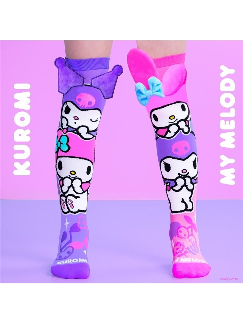 KOJINĖS KUROMI AND MY MELODY vienas dydis 1