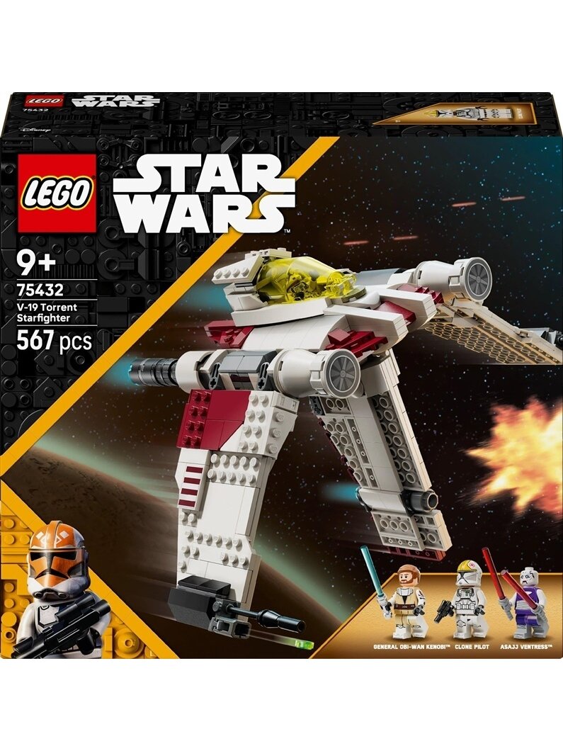 Konstruktorius LEGO® Star Wars V-19 Torrent 75432, 567 vnt. Konstruktorius LEGO® Star Wars V-19 Torrent 75432, 567 vnt.