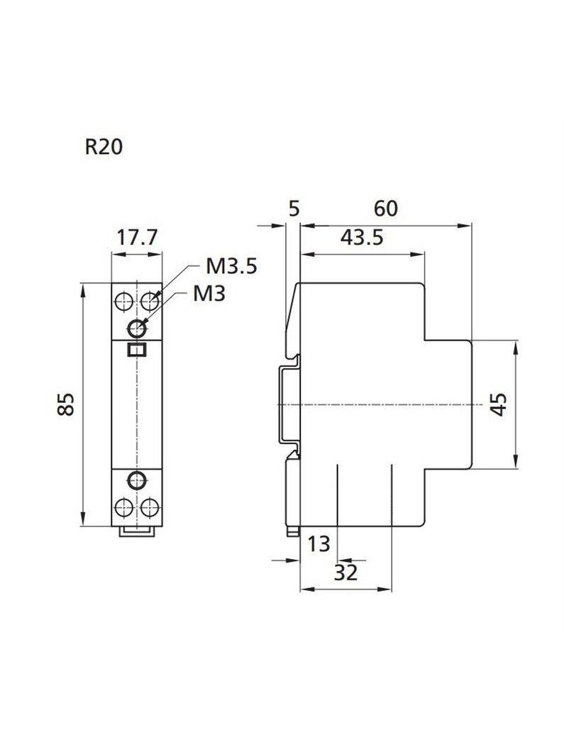 Kontaktorius Eti, 20A, 1.6kW 1 Kontaktorius Eti, 20A, 1.6kW 1