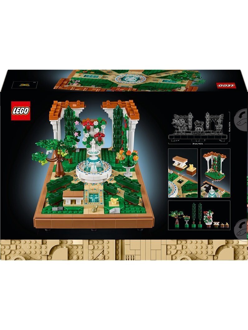 Konstruktorius LEGO® Icons Sodas su fontanu 10359, 1302 vnt. 1 Konstruktorius LEGO® Icons Sodas su fontanu 10359, 1302 vnt. 1