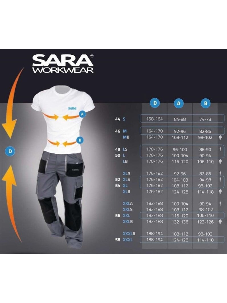 Kombinezonas Sara Workwear King, M dydis 1 Kombinezonas Sara Workwear King, M dydis 1