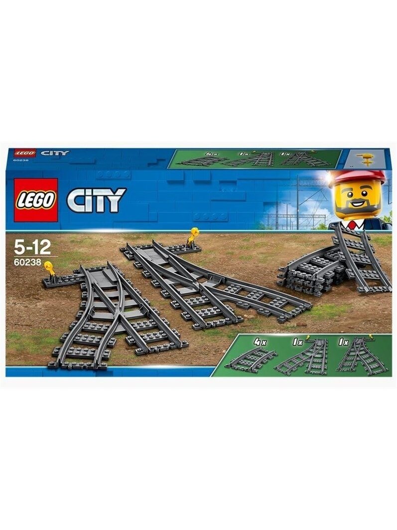 Konstruktorius LEGO City Bėgių iešmai 60238