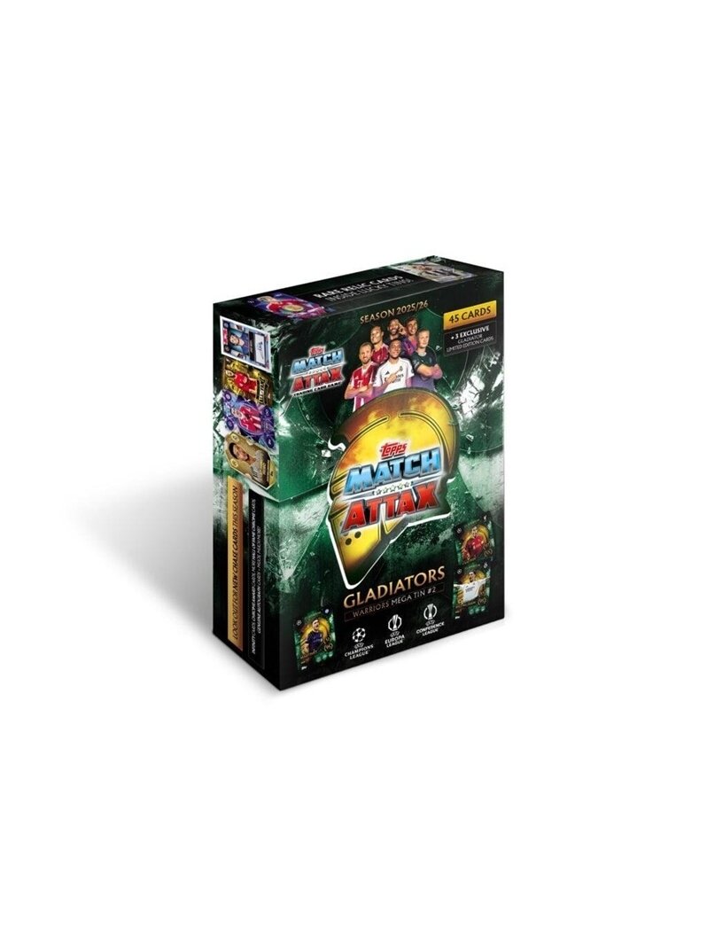 Kolekcinės kortelės Topps Match Attax Gladiators 2026 2