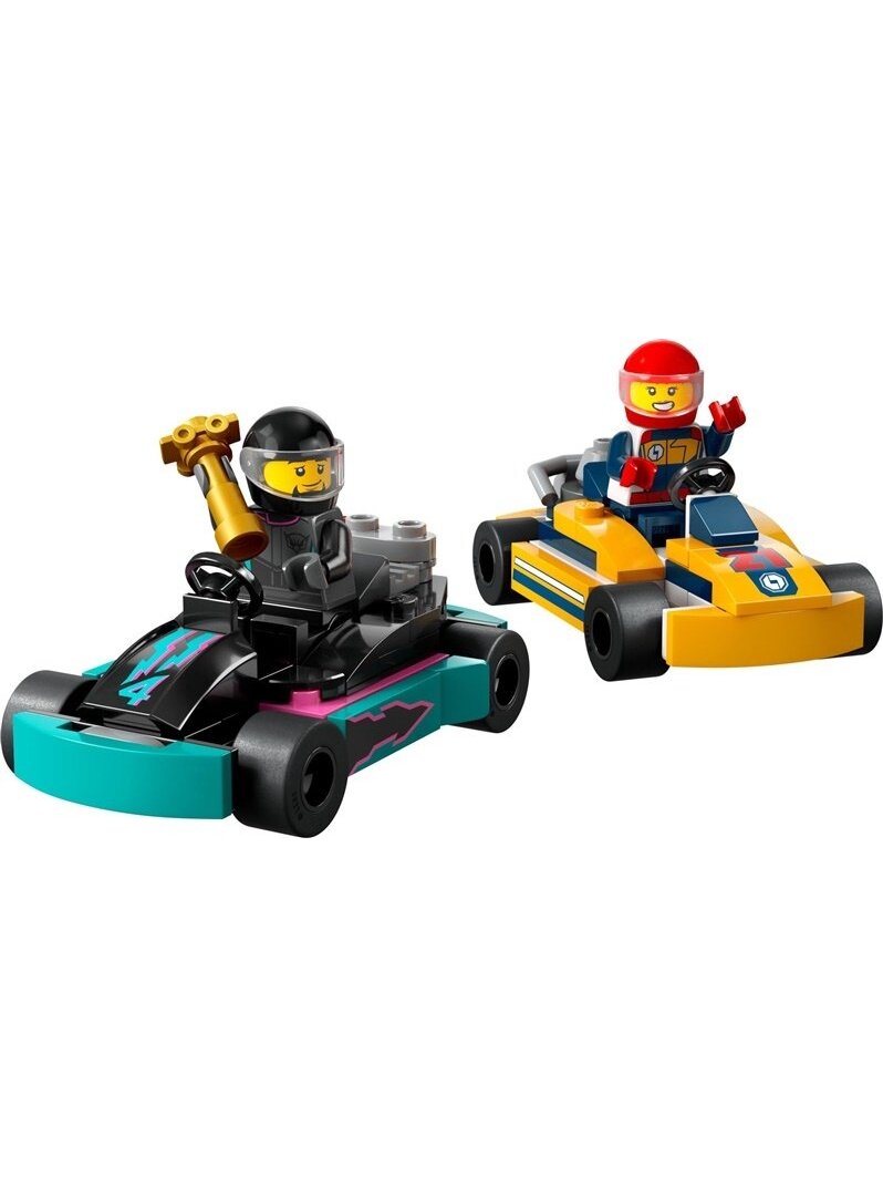 Konstruktorius LEGO® City Gokartai ir lenktynininkai 60400 2 Konstruktorius LEGO® City Gokartai ir lenktynininkai 60400 2