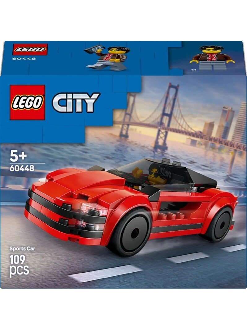 Konstruktorius LEGO® City Red Sports Car 60448, 109 vnt. Konstruktorius LEGO® City Red Sports Car 60448, 109 vnt.