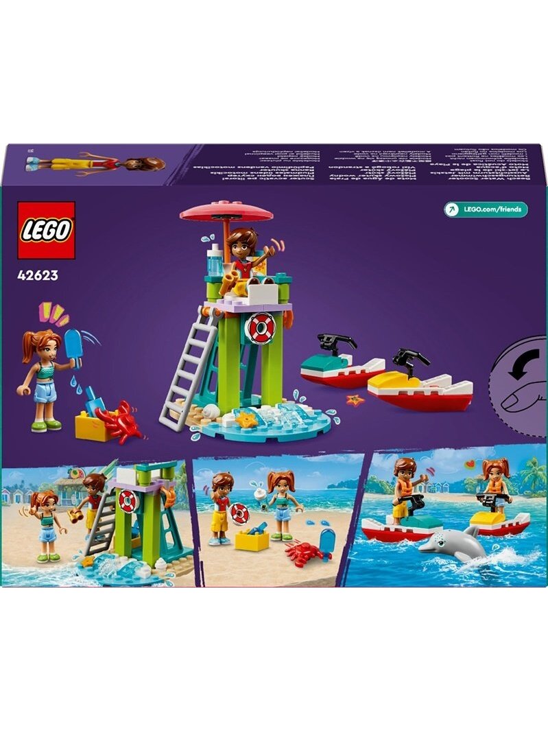 Konstrukt LEGO® Friends Paplūdimio vandens motociklas 42623 1 Konstrukt LEGO® Friends Paplūdimio vandens motociklas 42623 1