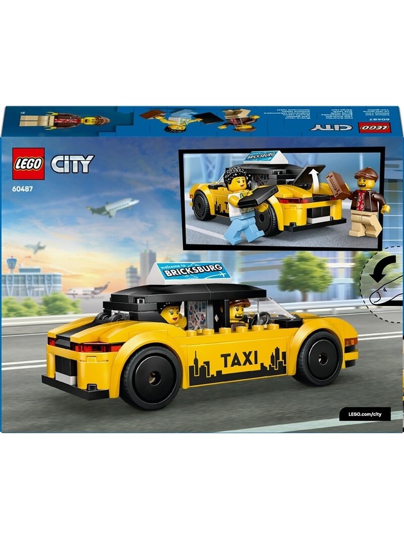 Konstruktorius LEGO® Yellow Taxi 60487, 1000 vnt. 1 Konstruktorius LEGO® Yellow Taxi 60487, 1000 vnt. 1