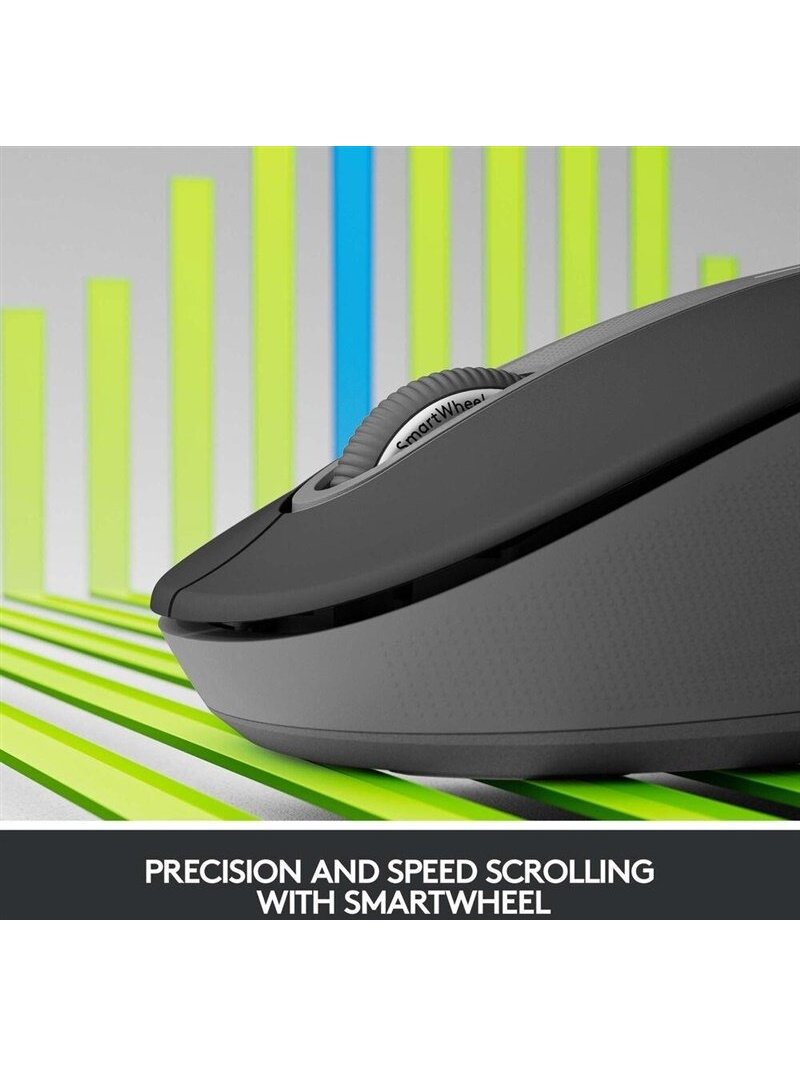 Kompiuterio pelė Logitech Singature M650 L Left, pilka 1 Kompiuterio pelė Logitech Singature M650 L Left, pilka 1
