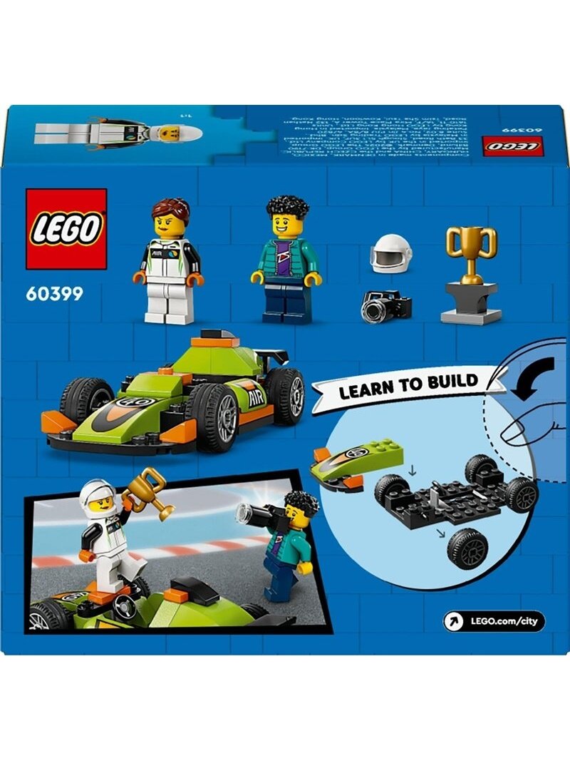 Konstruktorius LEGO® City Green Race Car 60399 1 Konstruktorius LEGO® City Green Race Car 60399 1