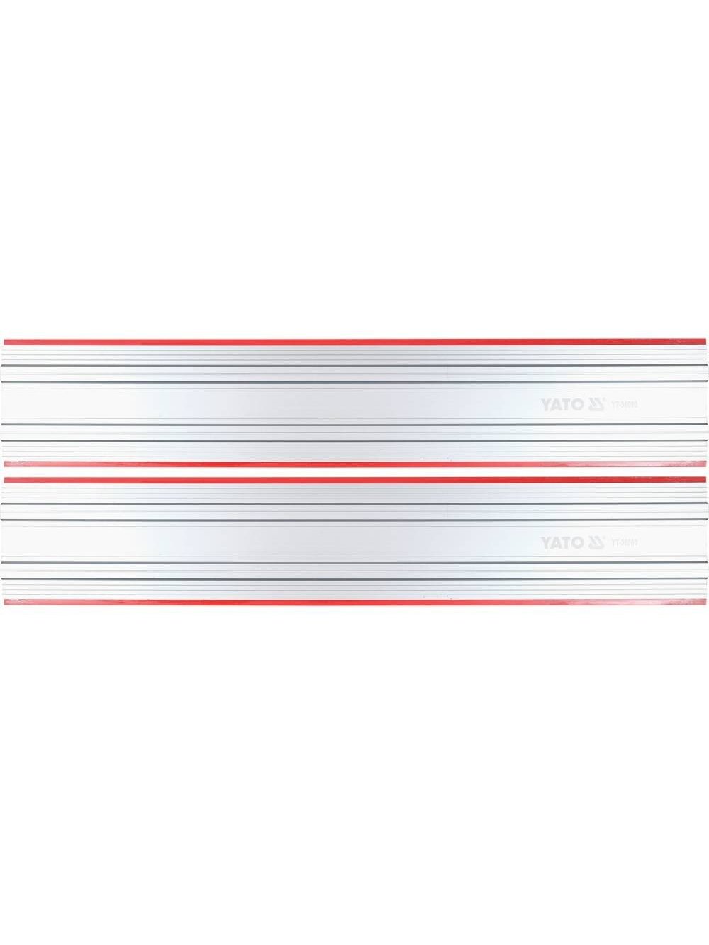 Kreipiančioji liniuotė, universali, pjovimui 1350mm, su spaustukais Yato 3 Kreipiančioji liniuotė, universali, pjovimui 1350mm, su spaustukais Yato 3