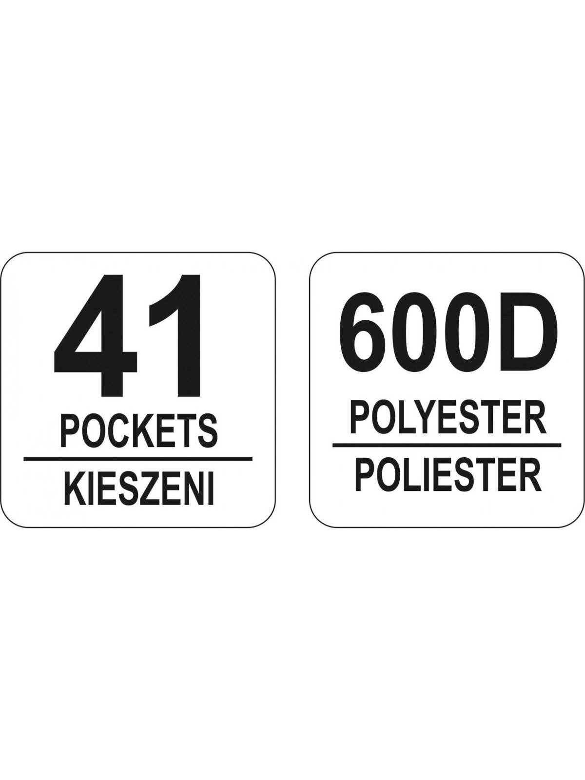 Krepšys įrankiams 18", 41 kišenė Yato | 46x25x33cm 3