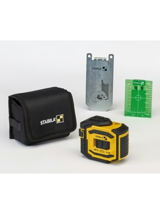Kryžminis lazerinis nivelyras LAX 300, žalias, Stabila 2 Kryžminis lazerinis nivelyras LAX 300, žalias, Stabila 2