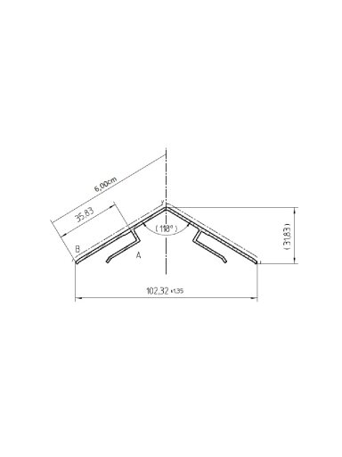 Kraigas 6 mm, aliuminis - 2,10 m
