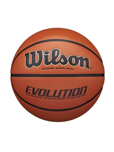 Krepšinio kamuolys, krepšiniui Wilson Evolution 7 dydis Krepšinio kamuolys, krepšiniui Wilson Evolution 7 dydis