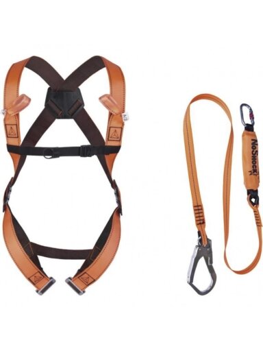 Kritimo stabdymo komplektas, Elara 190, darbui ant pastolių XL/XXL, Delta Plus