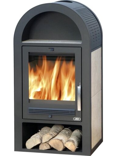 Krosnelė ABX STOCKHOLM, 12.5 kW, su šilumokaičiu
