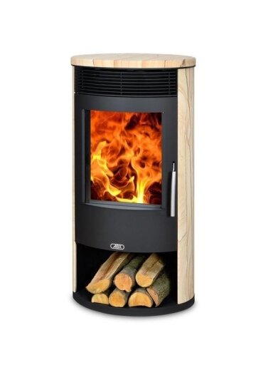 Krosnelė ABX TARTU 5, 5 kW, Smėlio akmens apdaila