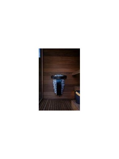 KROSNELĖ SAUNAI SPIRIT 9KW WIFI BLACK