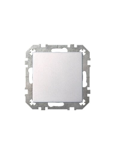 Kryžminis perjungiklis LIREGUS EPSILON, metalo spalvos