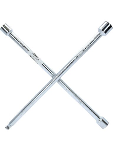 Kryžminis ratų veržliaraktis 1/2´´x17x19x21mm, KS Tools