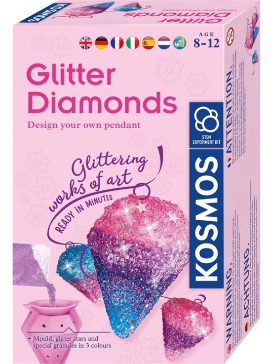 Kristalų auginimo rinkinys Kosmos Glitter Diamonds 1KS616946 2