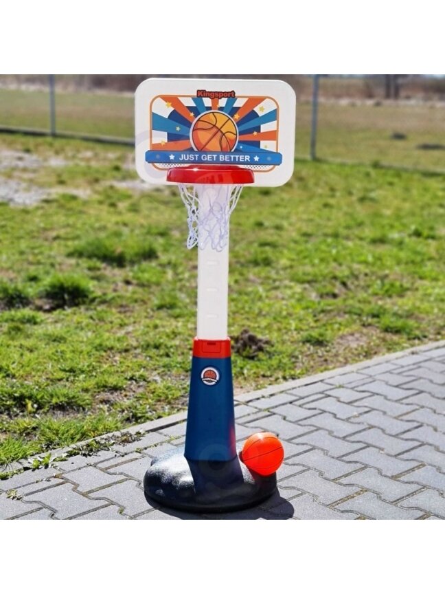 Krepšinio Rinkinys WOOPIE Reguliuojamas 99 - 125 cm + Kamuolys + Pompa 1