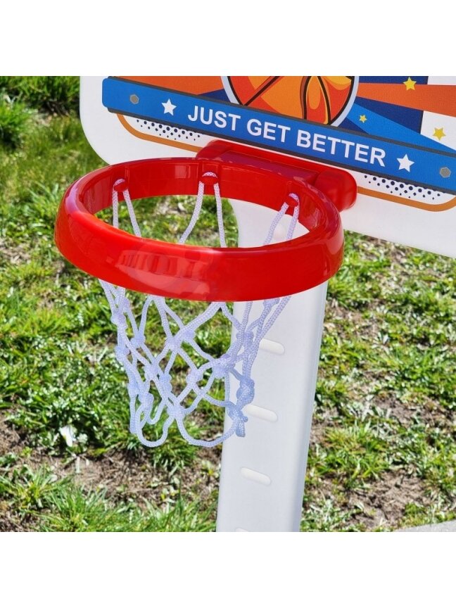 Krepšinio Rinkinys WOOPIE Reguliuojamas 99 - 125 cm + Kamuolys + Pompa 3