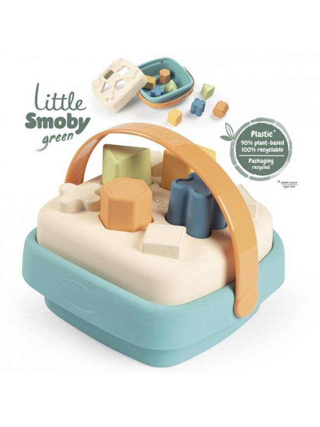 Krepšys SMOBY Little Green Sorter Bioplastiko 4