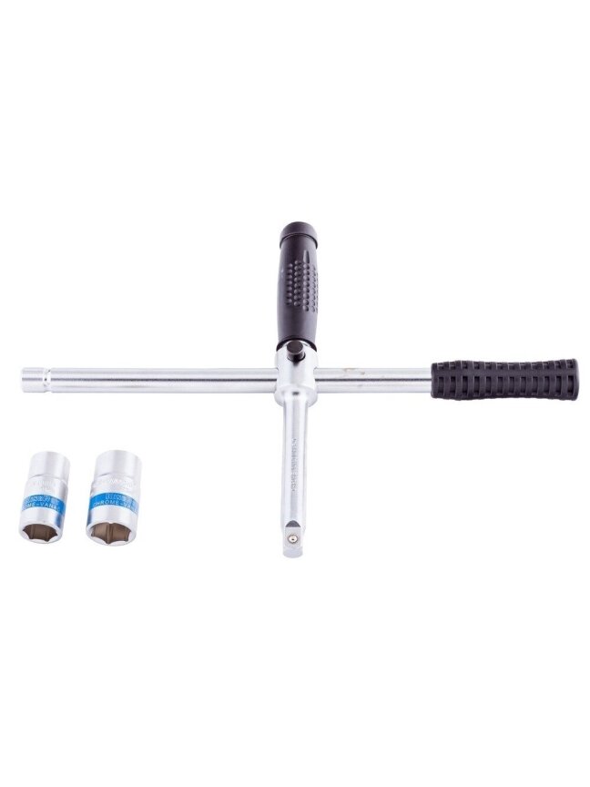 ⬡ Kryžminio rato rakto rinkinys 1/2" + galvutės 17, 19, 21, 23 mm (KR30176, KINGROY) ⬡ Kryžminio rato rakto rinkinys 1/2" + galvutės 17, 19, 21, 23 mm (KR30176, KINGROY)