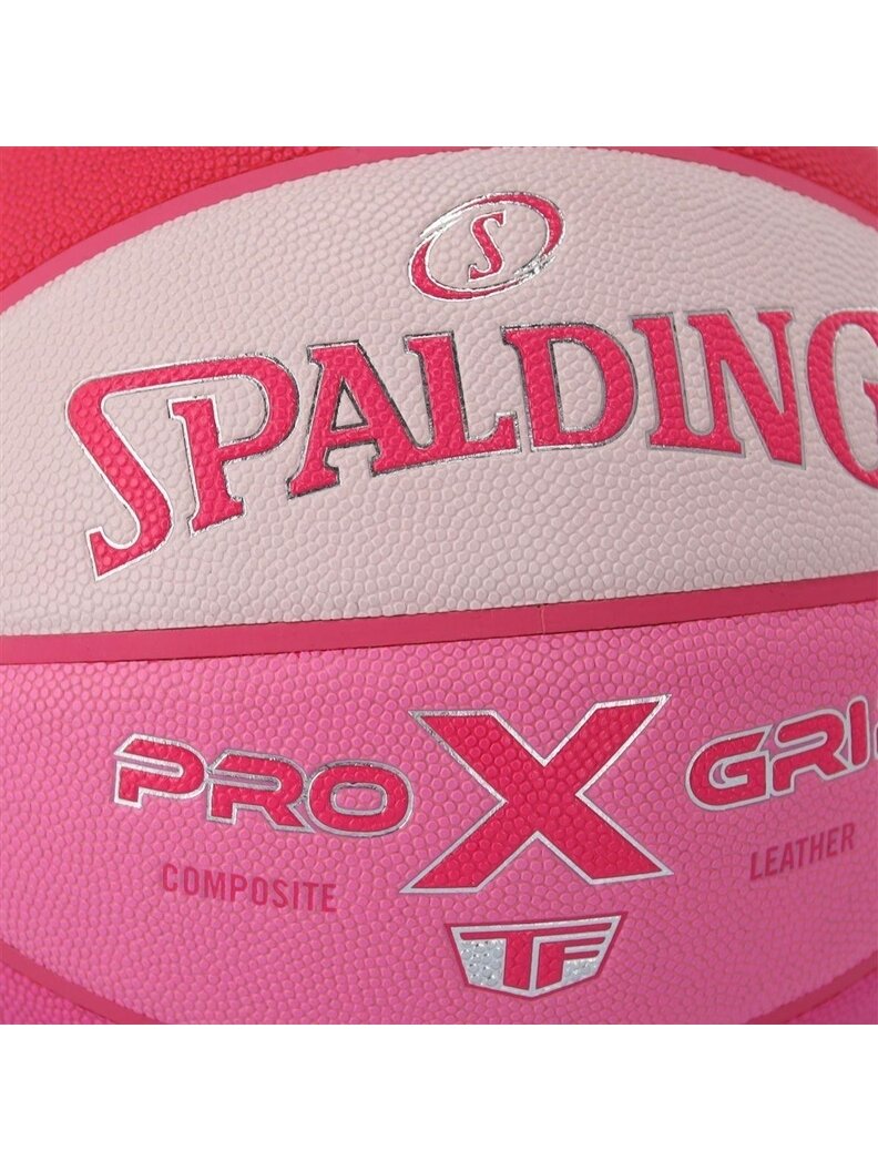 Krepšinio kamuolys Spalding PRO GRIP X FADE PNK, 6 dydis 2
