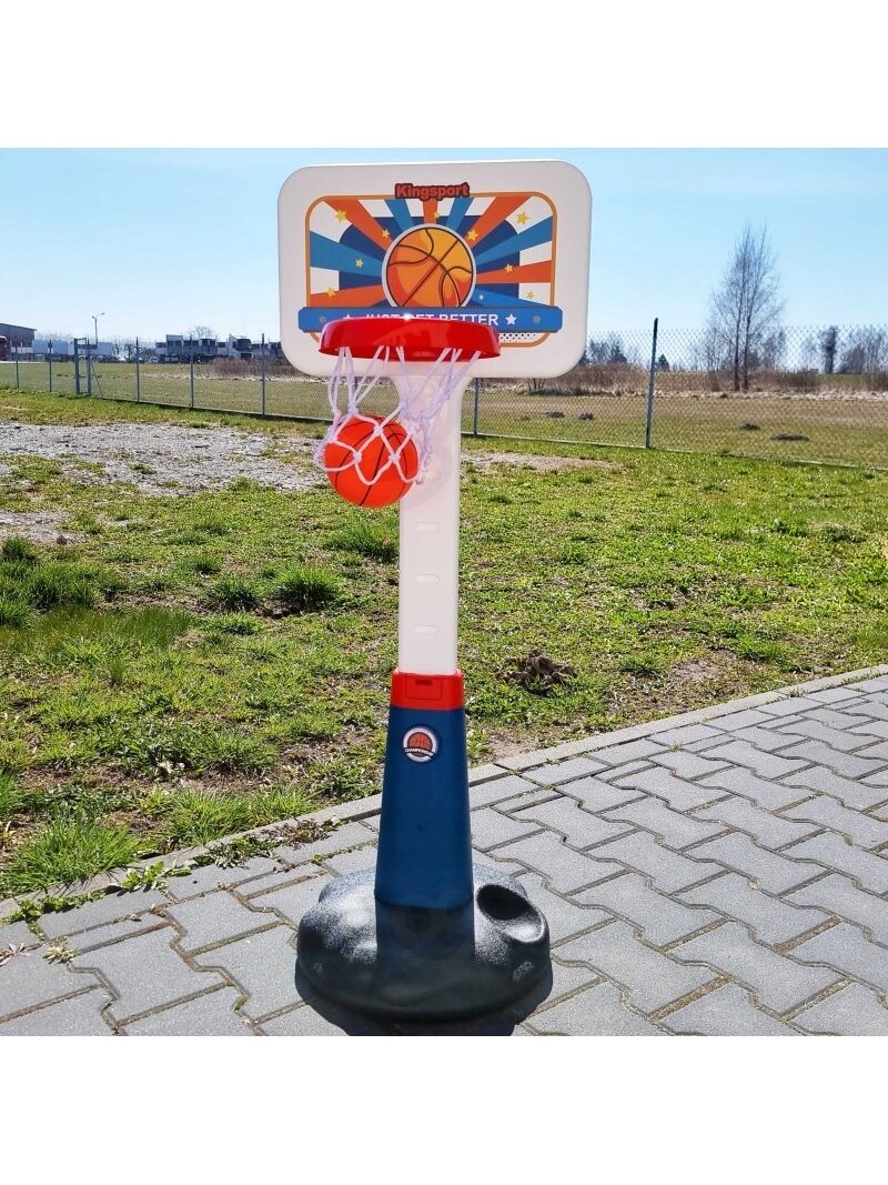 Krepšinio Rinkinys WOOPIE Reguliuojamas 99 - 125 cm + Kamuolys + Pompa 2