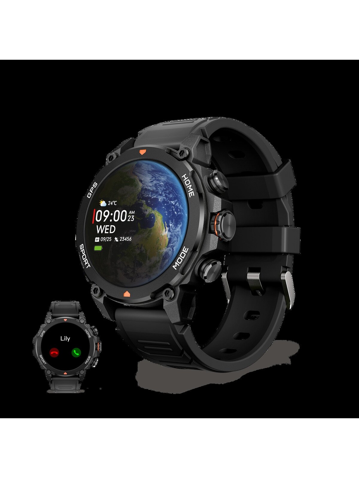 Ksix Smartwatch EXPLORER, Black Ksix Smartwatch EXPLORER, Black