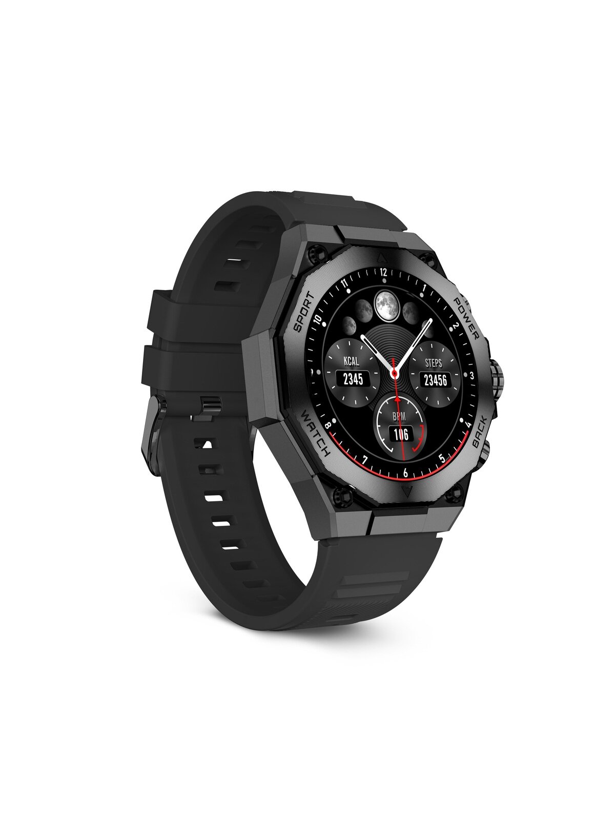 Ksix Smartwatch TITANIUM, Black 1 Ksix Smartwatch TITANIUM, Black 1