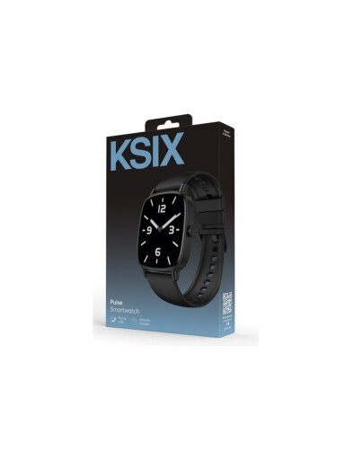 Ksix Smartwatch PULSE, Black