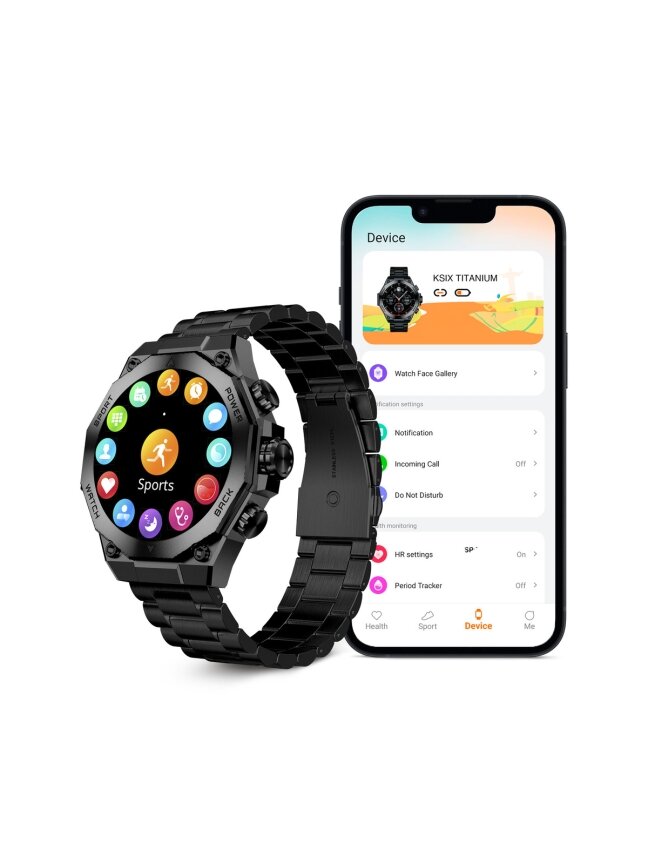 Ksix Smartwatch TITANIUM, Black 5 Ksix Smartwatch TITANIUM, Black 5