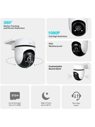 Kupolinė kamera TP-Link Tapo C500