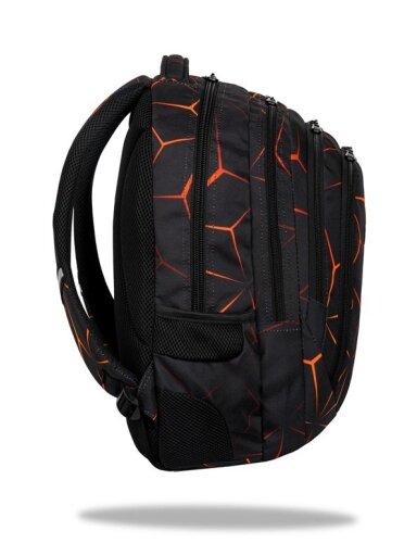Kuprinė CoolPack Drafter Lava, juoda/oranžinė