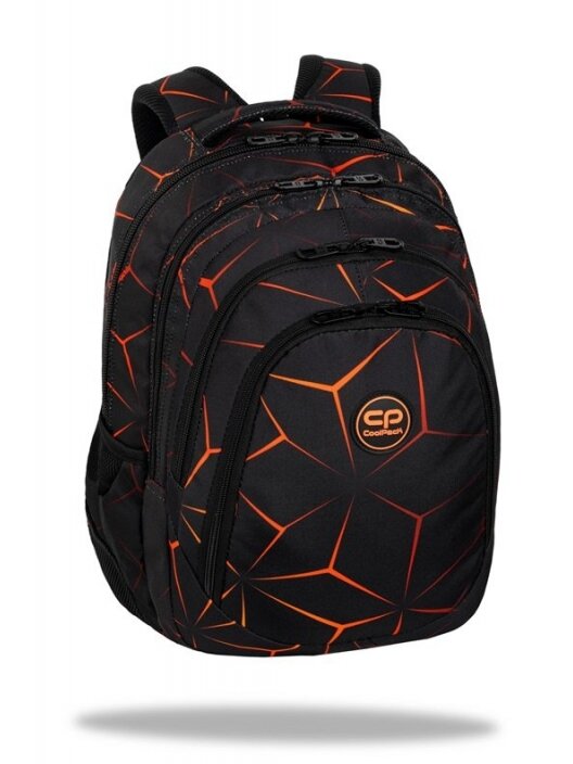 Kuprinė CoolPack Drafter Lava, juoda/oranžinė Kuprinė CoolPack Drafter Lava, juoda/oranžinė